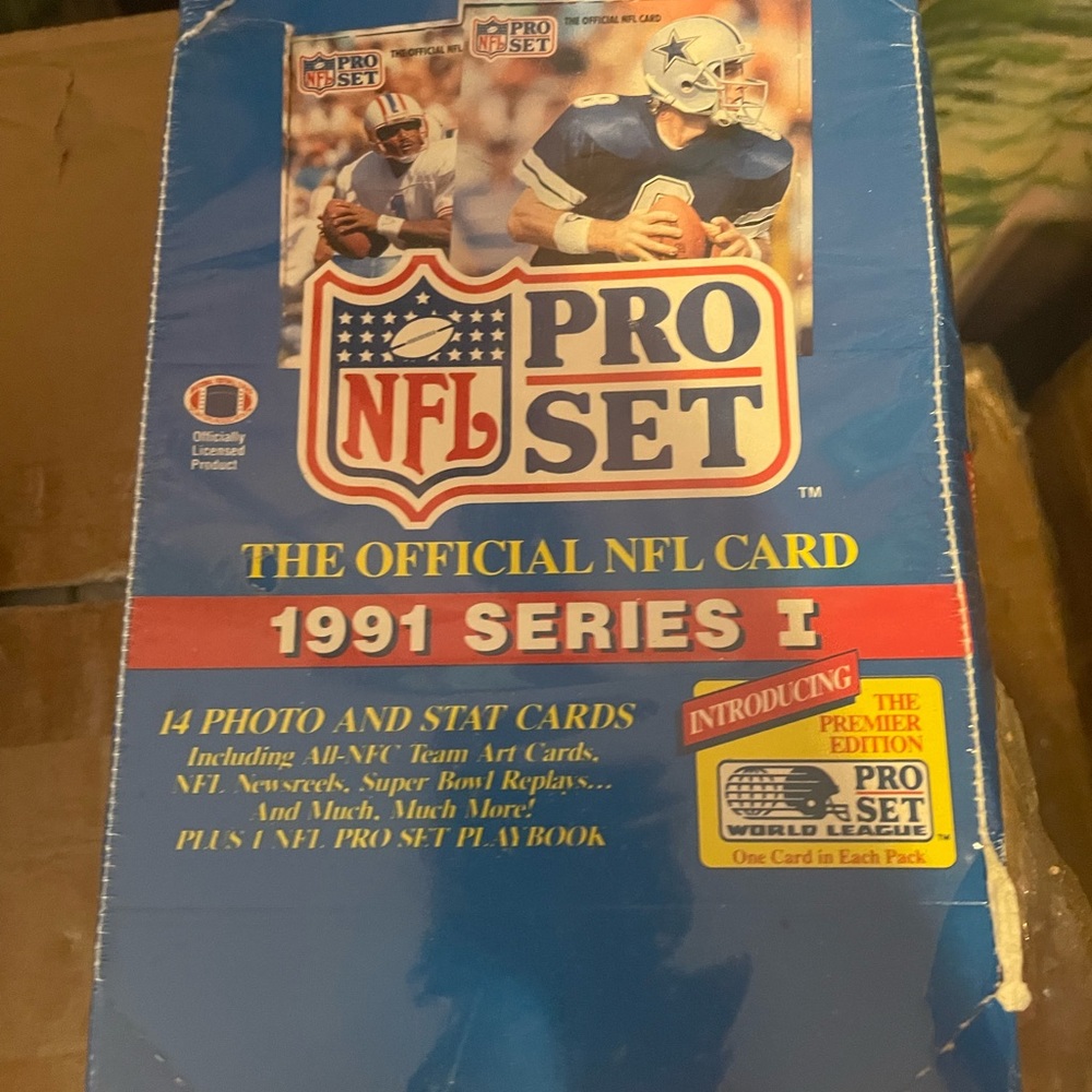 NFL PRO SET SEALED 1991 cards series 1